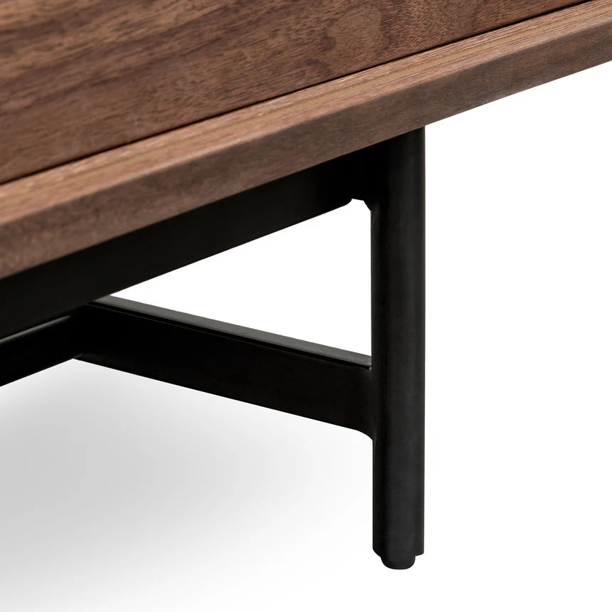 Wooden TV Entertainment Unit 210cms - Walnut