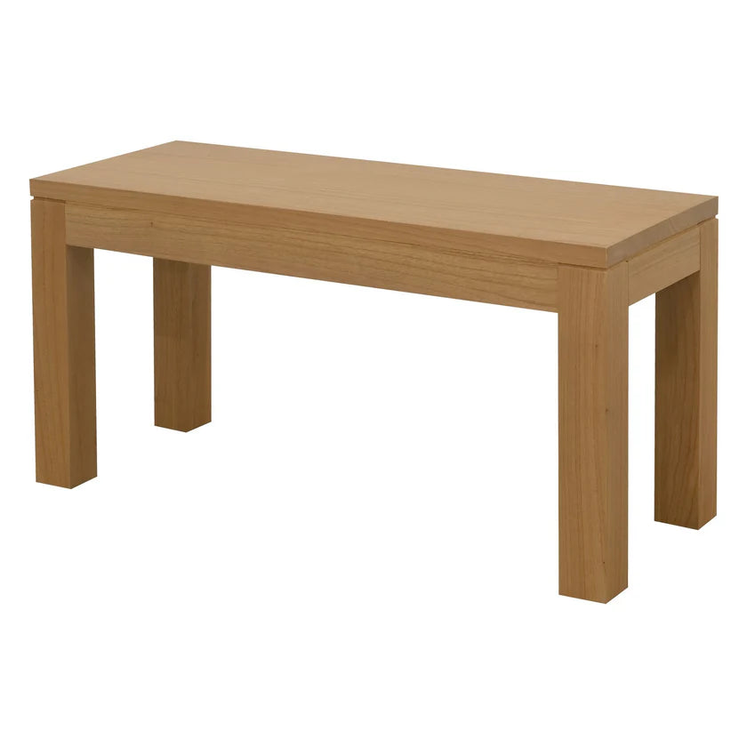 Wooden Tilda Natural Solid Bench (Small) 90 x 35cms