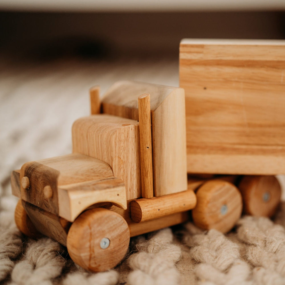 Wooden Timber Trek Cargo Truck