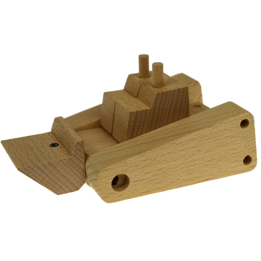 Wooden Transformer Vehicle Small - Compactor