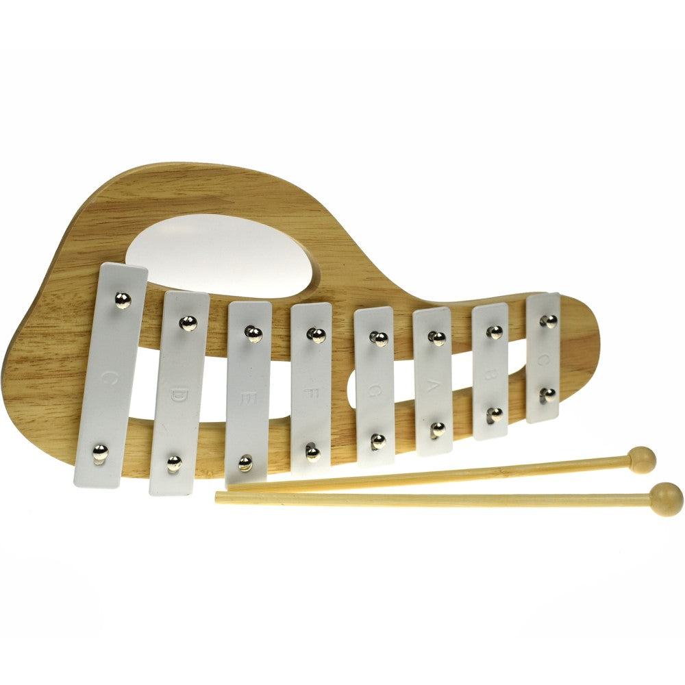 Wooden Xylophone Casper White