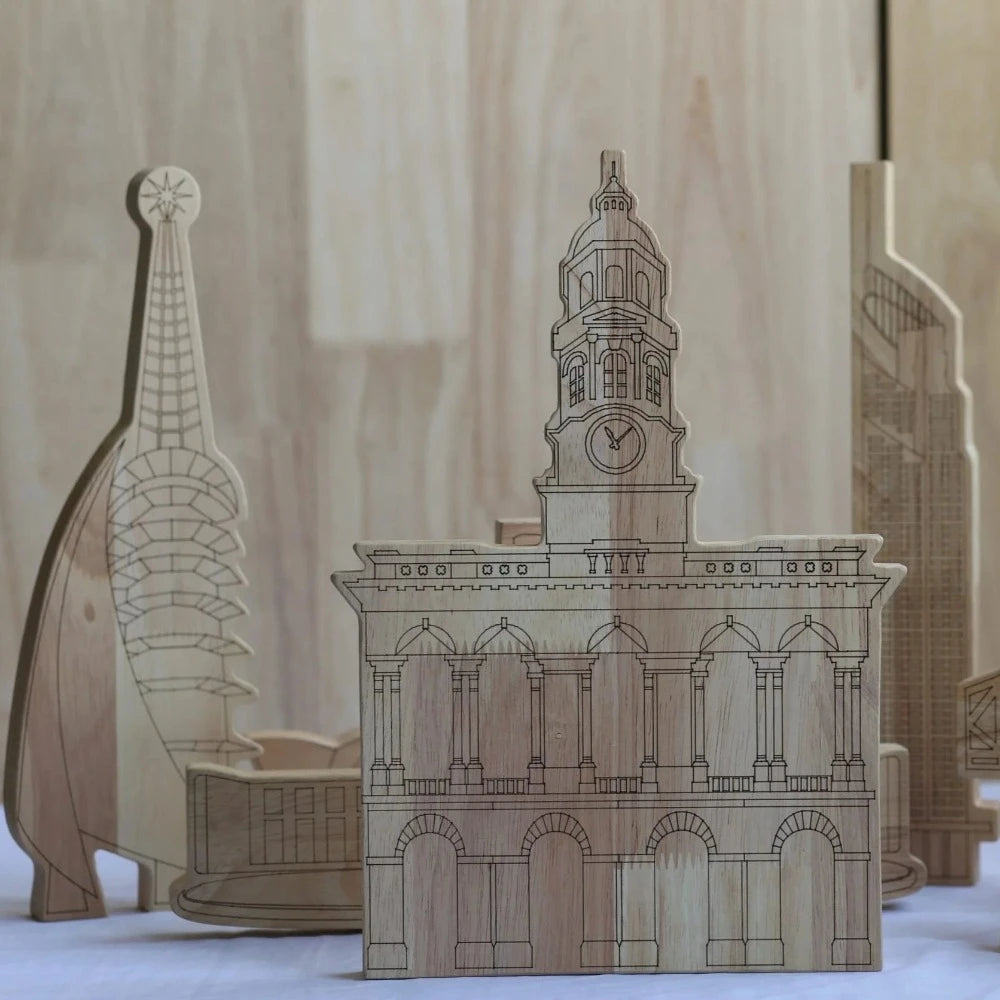 Wooden Australian Landmark Set