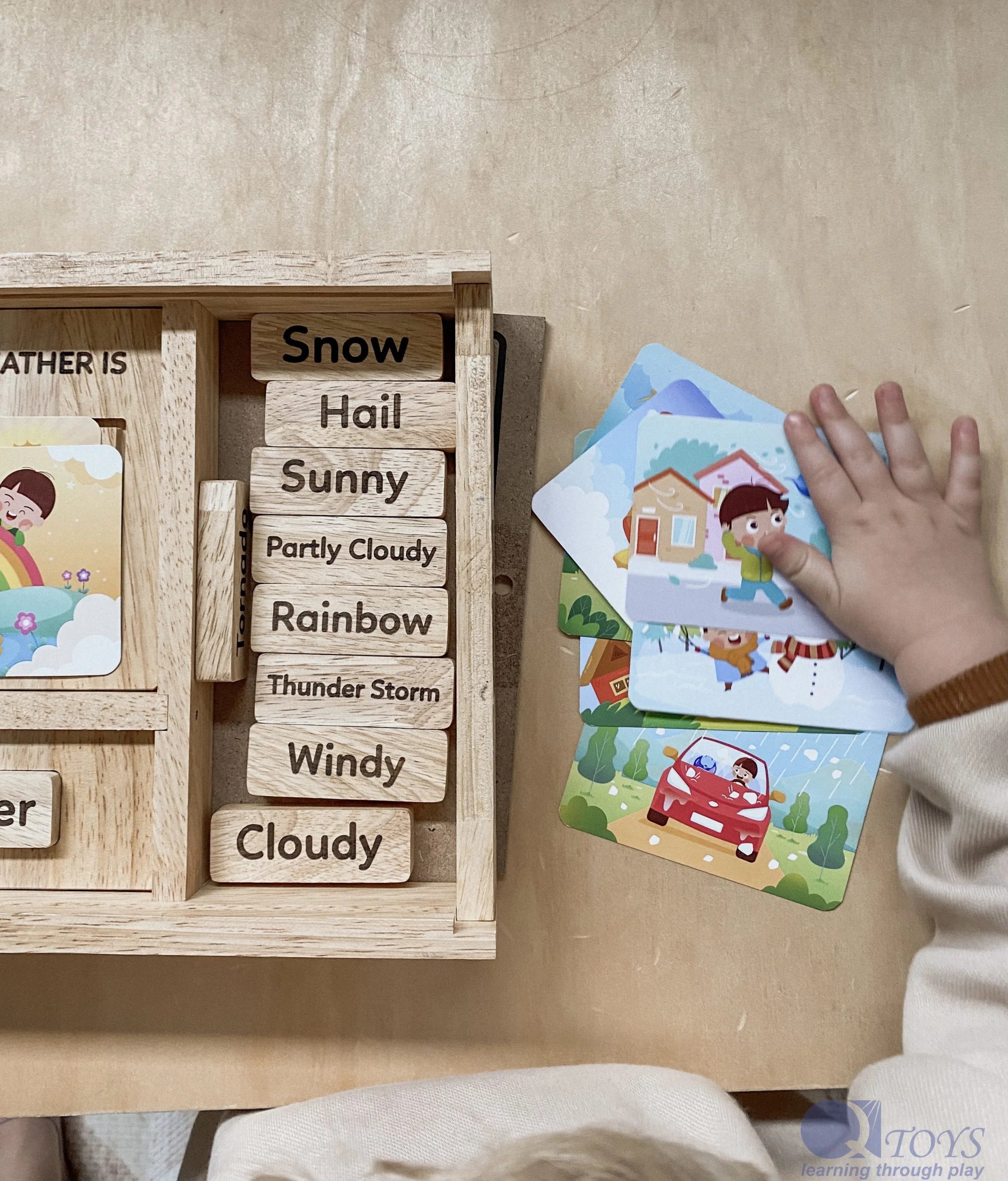 Wooden Box Weather Play Set