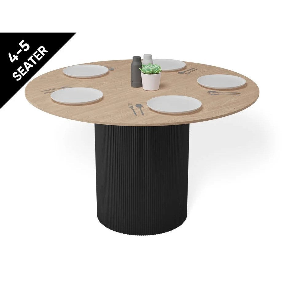 Woodland Bliss Modern Dining Table 120cms (Available in 2 Colors)