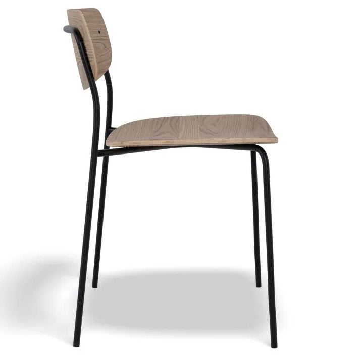Woodland Comfort Backrest Dining Chair Natural Ash Seat