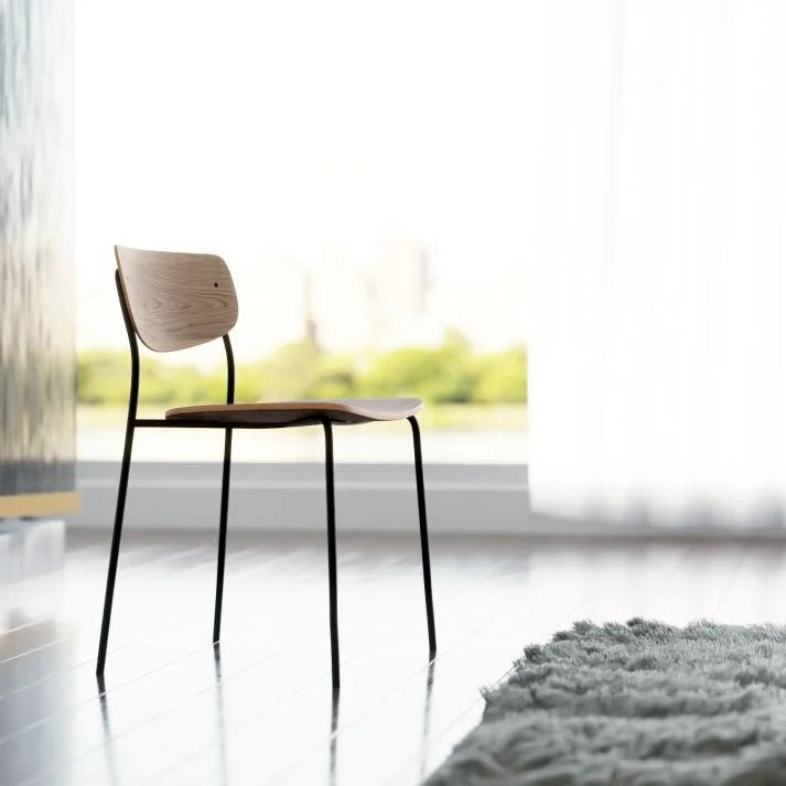 Woodland Comfort Backrest Dining Chair Natural Ash Seat