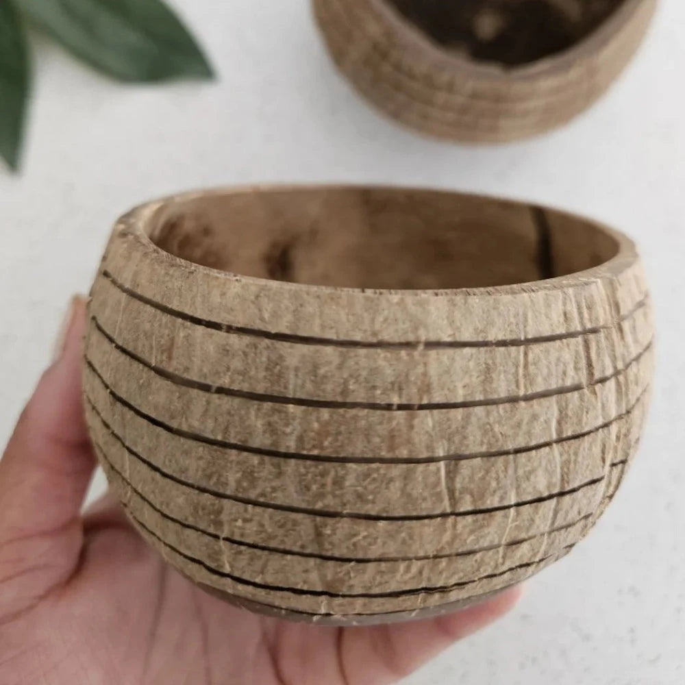 Woodland Horizon Pattern Coconut Bowl