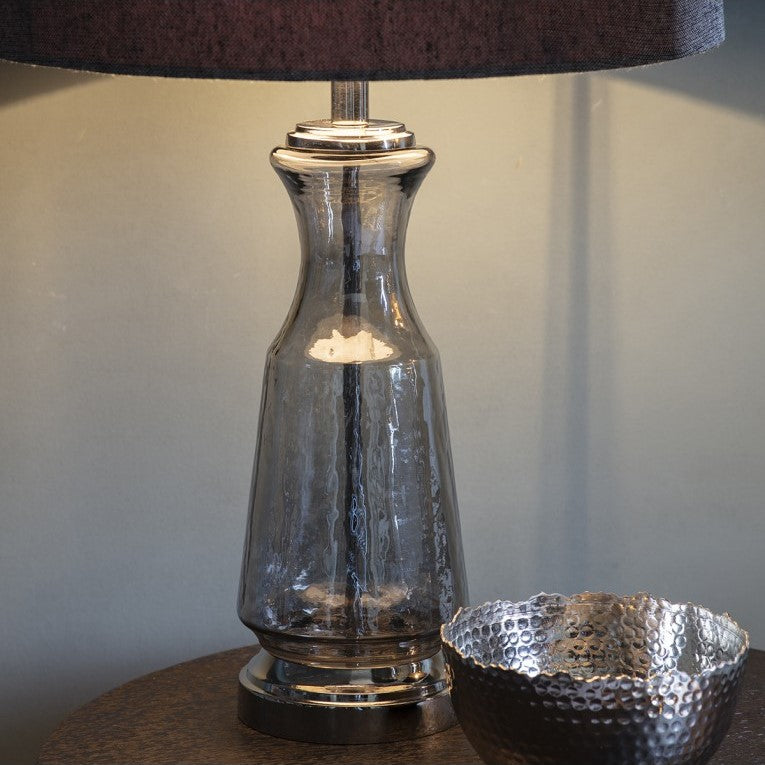 Woodland Radiance Table Lamp with Walnut Finish