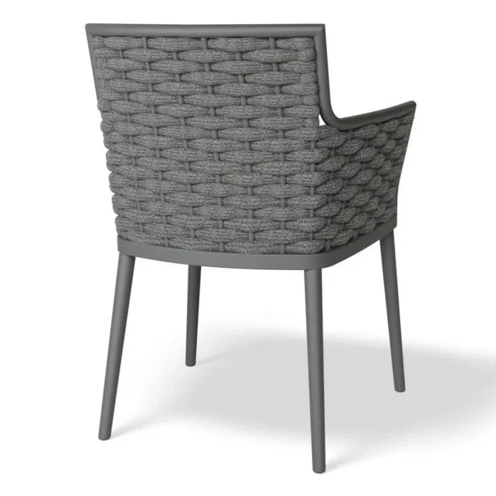 Woven Inspired Padded Dining Chair (Available in 2 colors)