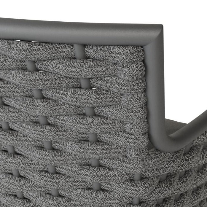 Woven Inspired Padded Dining Chair (Available in 2 colors)