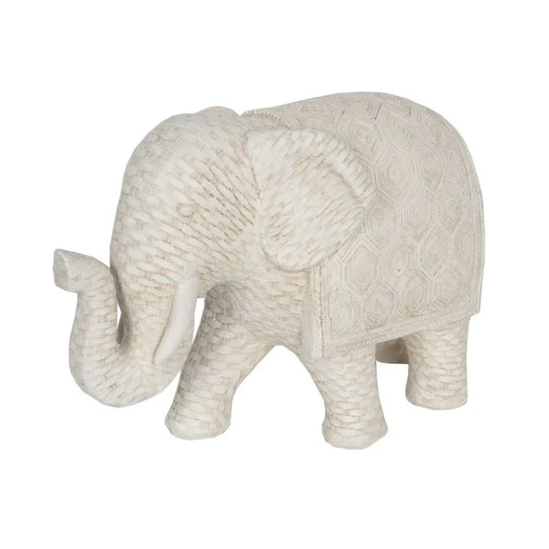 Woven Look Dad Elephant Garden Decor