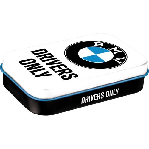 XL Mint Box BMW Drivers Only - Nostalgic-Art - 10x6x2cm