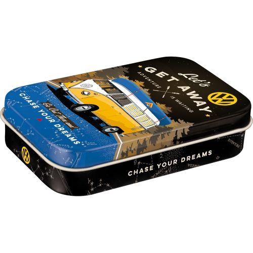 XL Mint Box Let's Get Away Night - Nostalgic-Art - 10x6x2cm