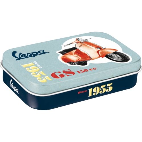 XL Mint Box Vespa GS150 Since 1955 - Nostalgic-Art - 10x6x2cm