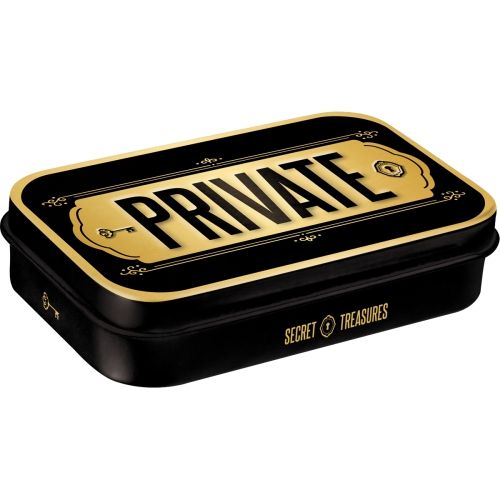 XL Mint Box Private - Nostalgic-Art - 10x6x2cm