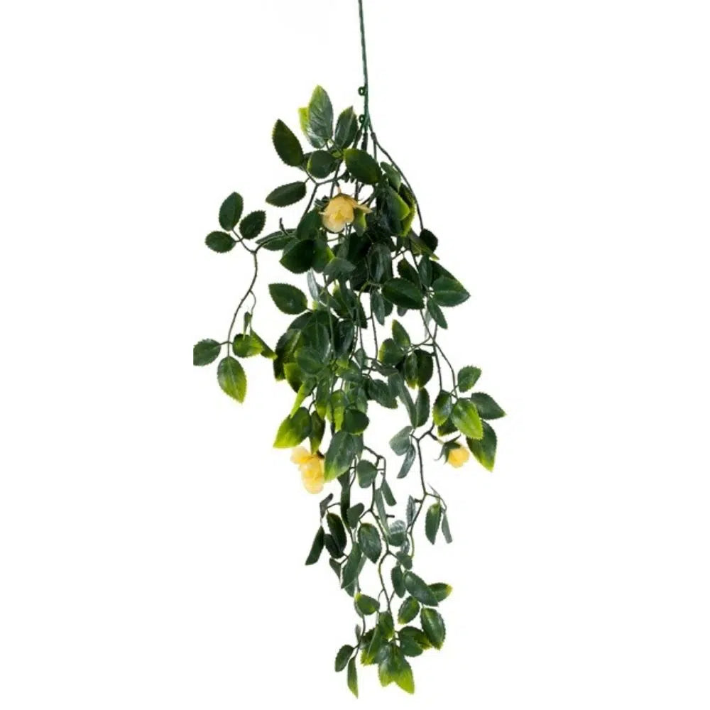 Yellow Hanging Foliage UV Resistant 60cms