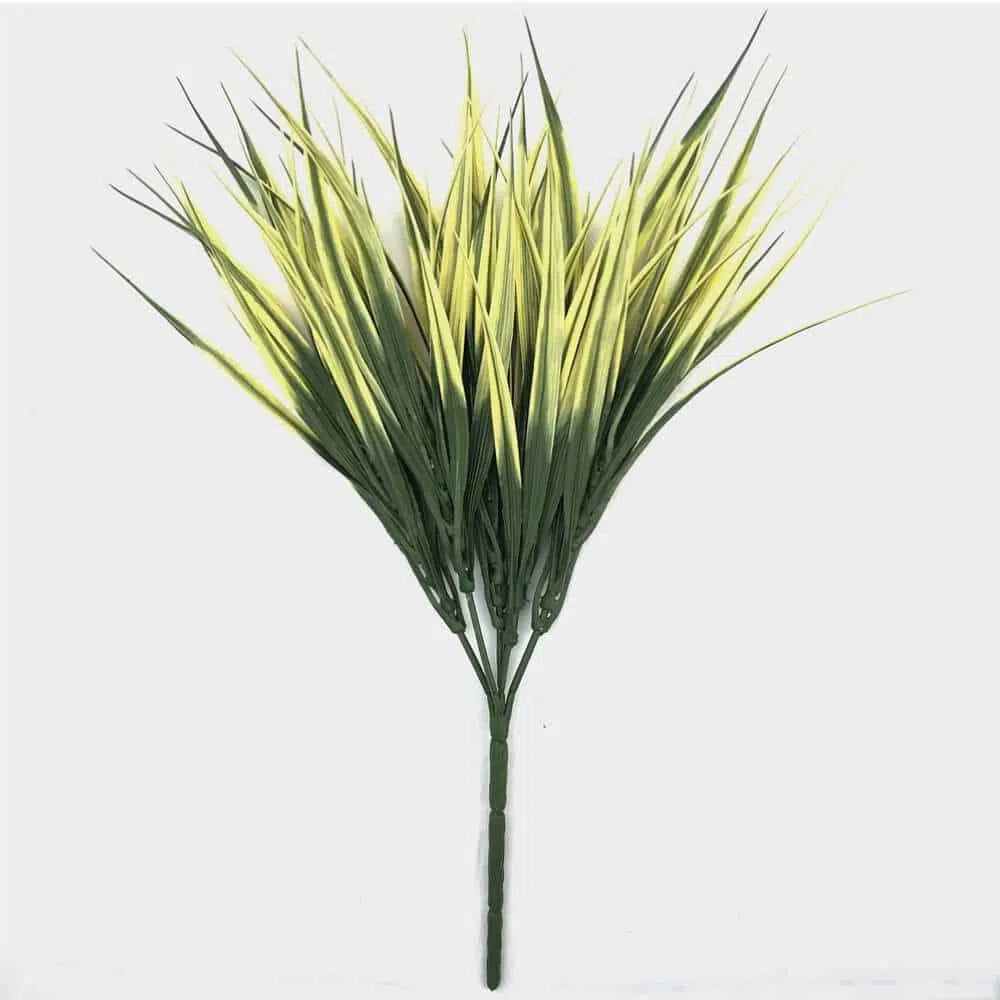 Yellow Tipped UV Resistant Grass Stem 35cms
