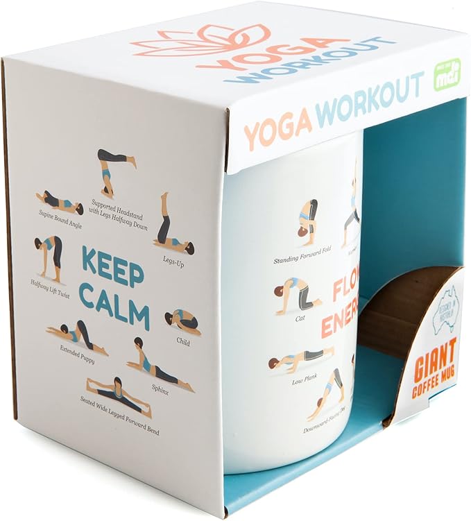 Yoga Poses Giant Coffee Mug