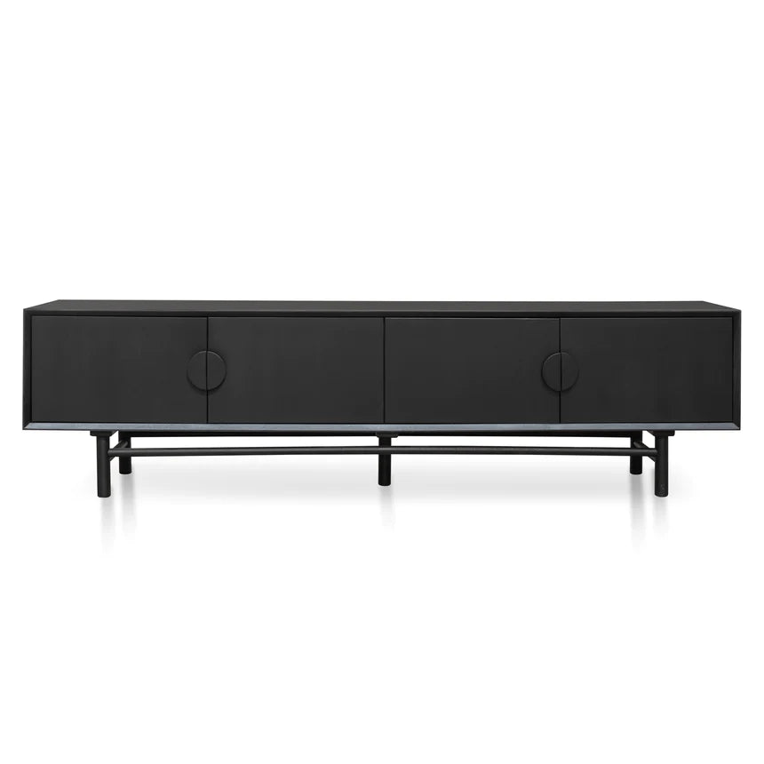 Zenith Console TV Unit 210cms - Black