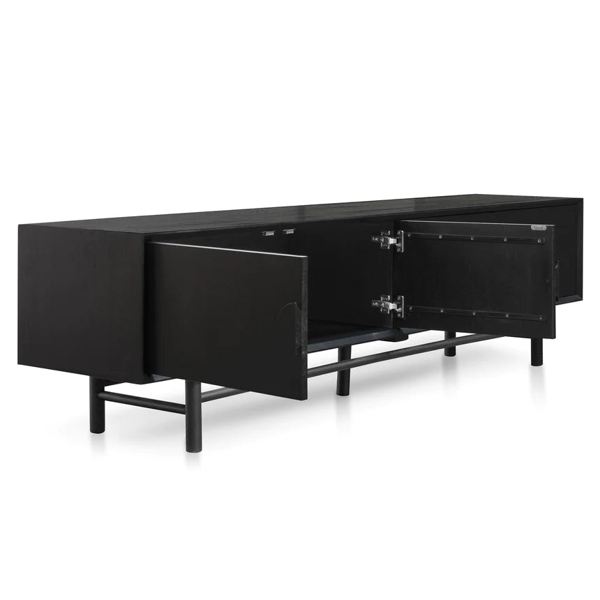 Zenith Console TV Unit 210cms - Black