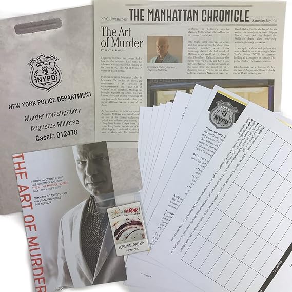 Art of Murder 1000-Piece Mystery Puzzle