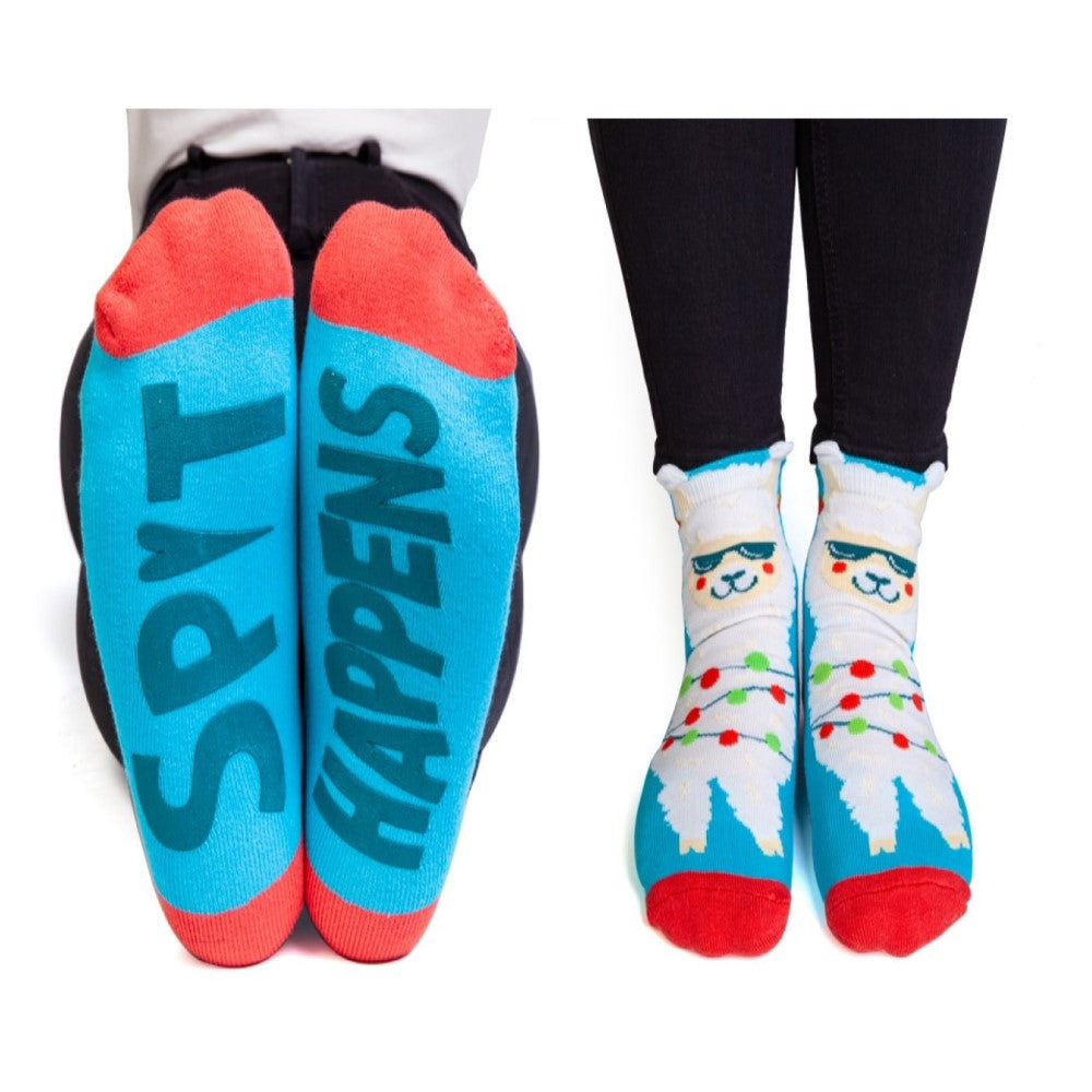 Big Alpaca Feet Speak Socks