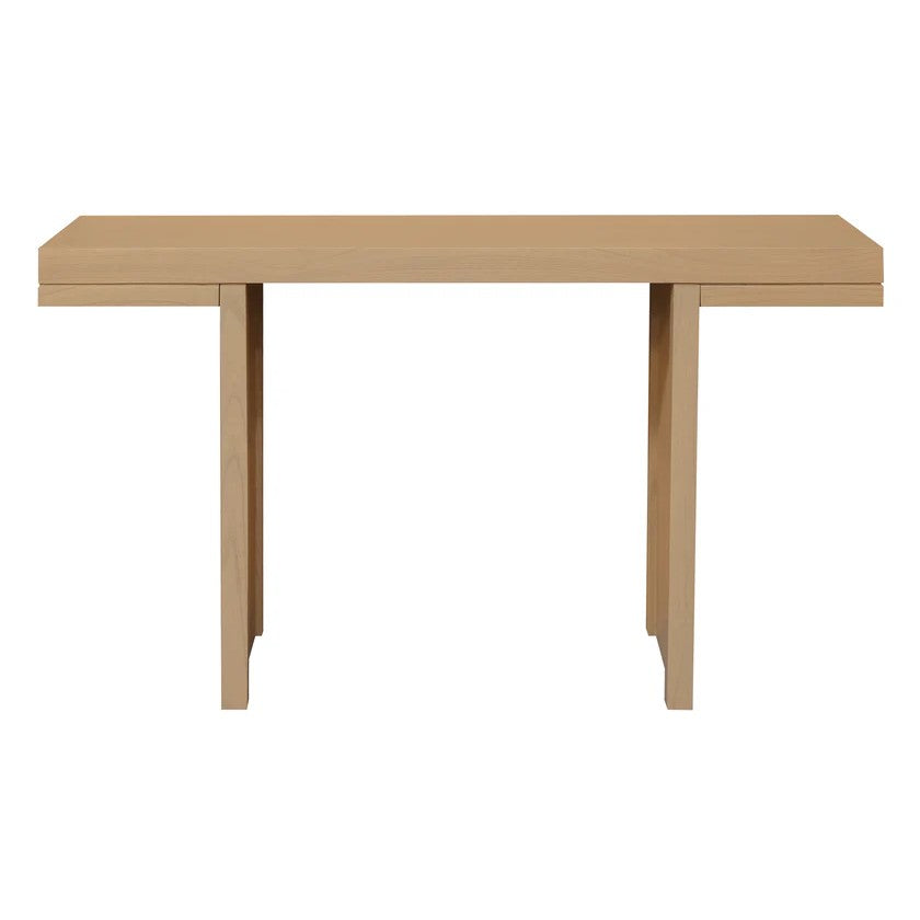 Brentwood Modern Minimalist Console Table - Natural - 130cms