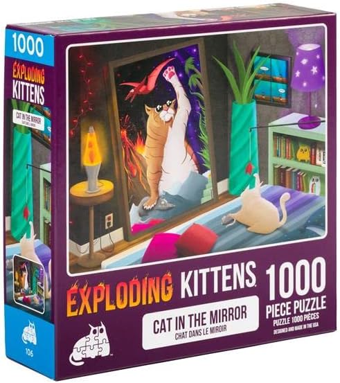 Cats In The Mirror 1000 Piece Puzzle