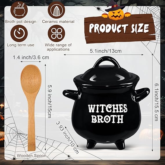 Cauldron Bowl And Spoon Set