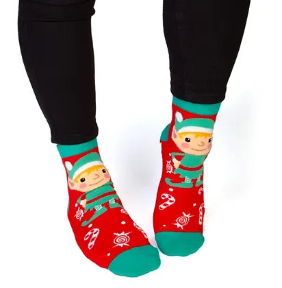 Christmas Elf Feet Speak Socks