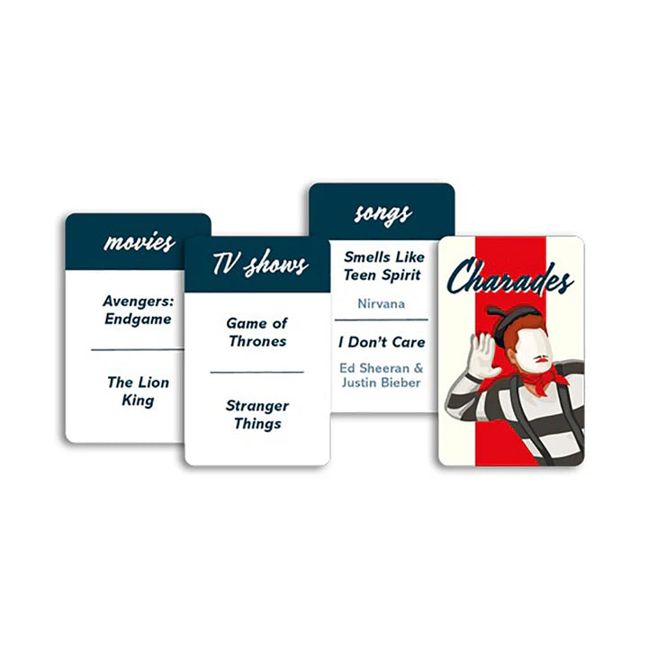 Classic Party Game Charades Tin