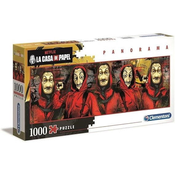 Clementoni Netflix Money Heist Panorama Puzzle 1000 pieces