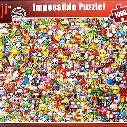 Clementoni Puzzle Emoji Impossible Puzzle 1000 Pieces