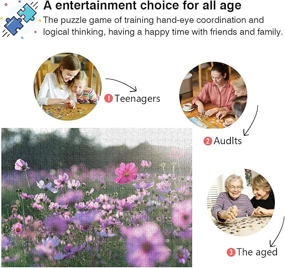 Daisy Fields 500 Piece Puzzle