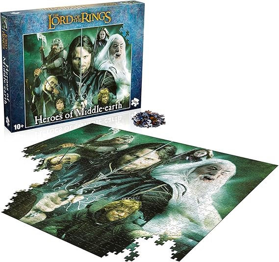 Heroes Of Middle Earth 1000 Piece Puzzle