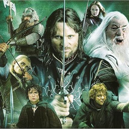 Heroes Of Middle Earth 1000 Piece Puzzle