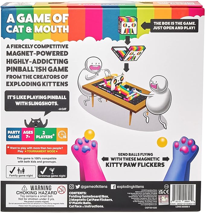 Magnet Powered Pinball Game - A Game Of Cat And Mouth