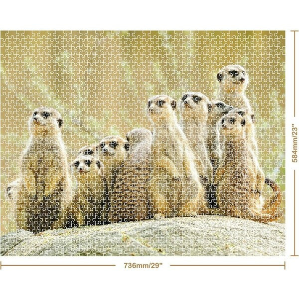 Meerkat Family 1000 Piece Puzzle