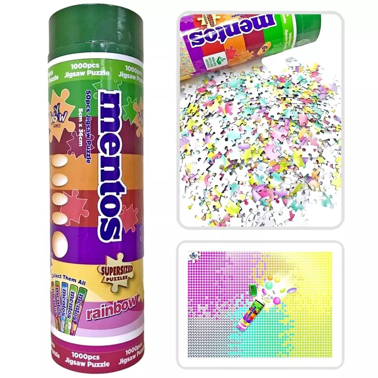Mentos Rainbow 1000 Piece Puzzle