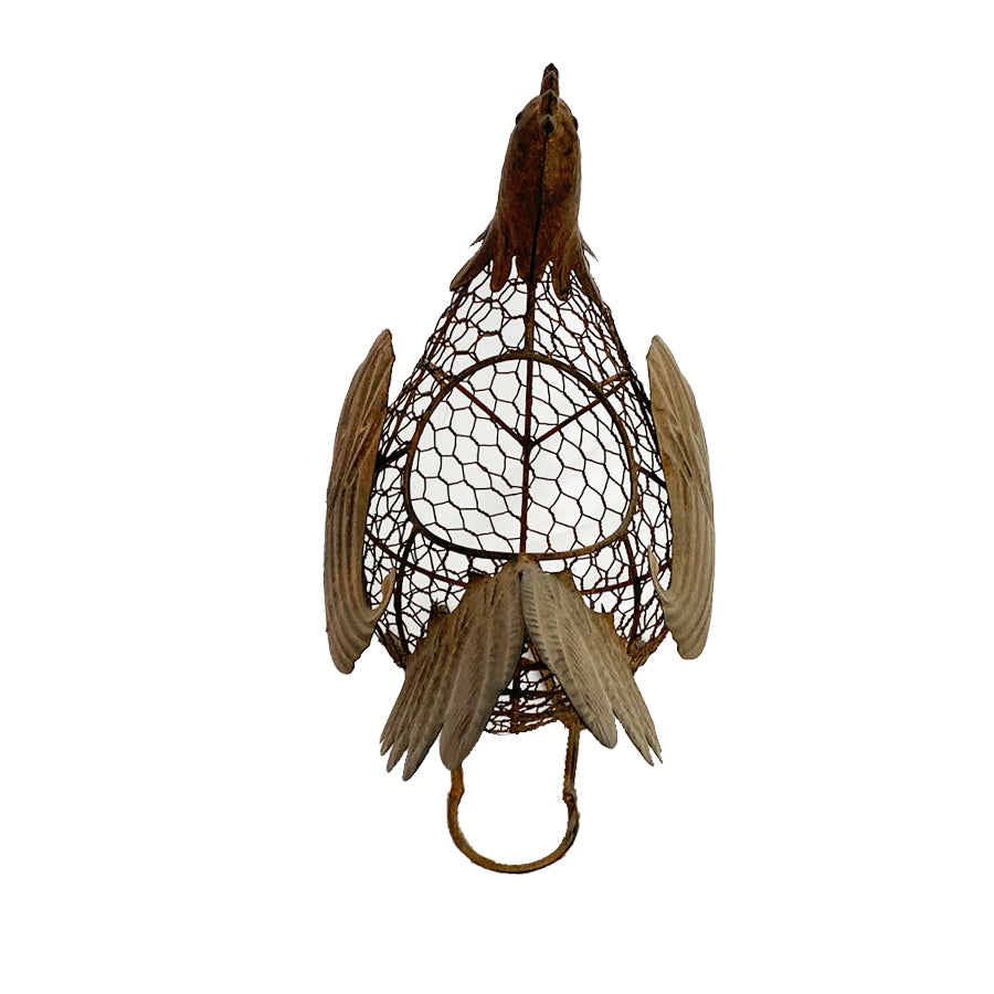Metal Decorative Chook Egg Basket/Storage