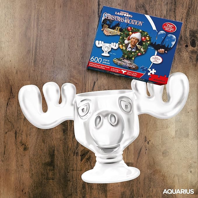 Moose Mug/Collage Double Sided 600 Piece Puzzle