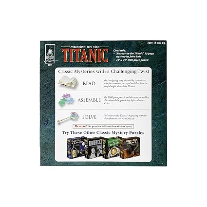 Murder On The Titanic 1000 Piece Puzzle