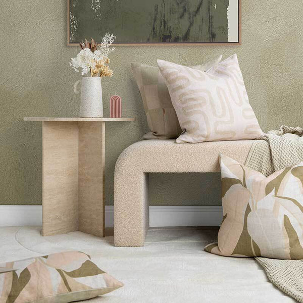 Planted Lumbar Double-Sided Pattern Cushion - 50x30cms