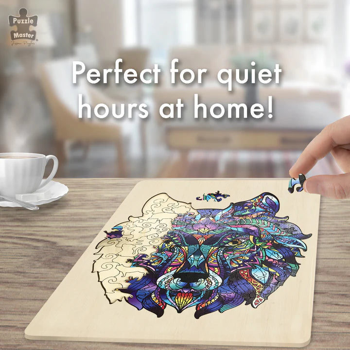 Wolf 132 Piece Wooden Puzzle