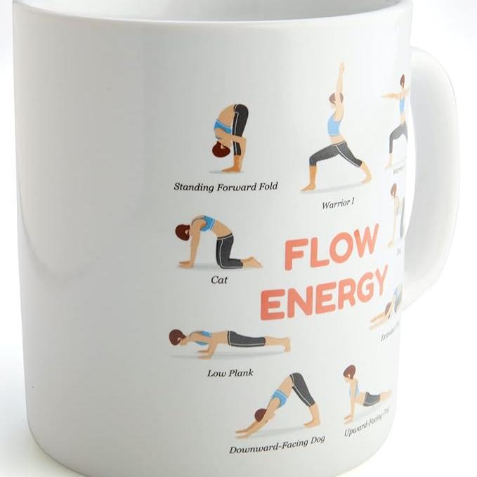 Yoga Poses Giant Coffee Mug
