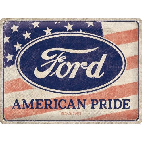 Ford American Pride US Flag Special Edition Metal Sign
