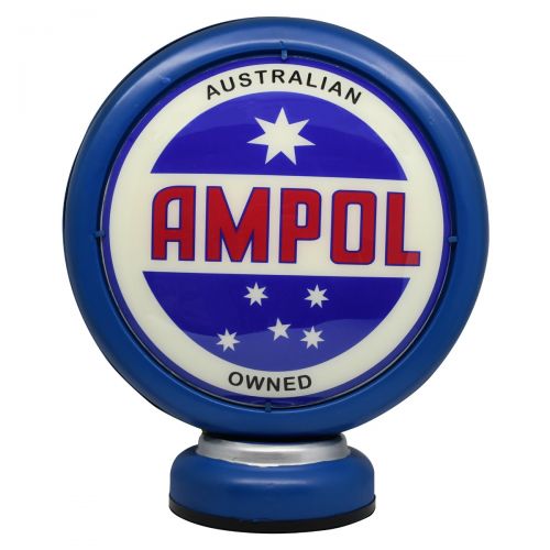 Ampol Fuel Bowser Vintage Metal Mantel Sign
