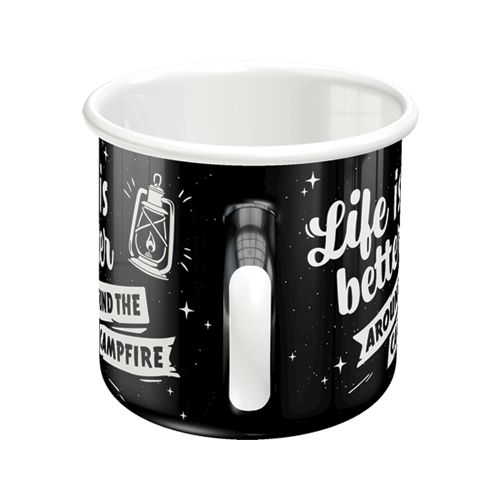 "Around The Campfire" Enamel Coffee Mug