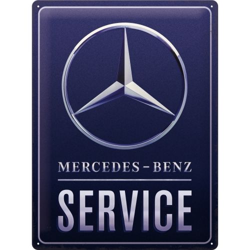 Mercedes Benz Service Metal Sign