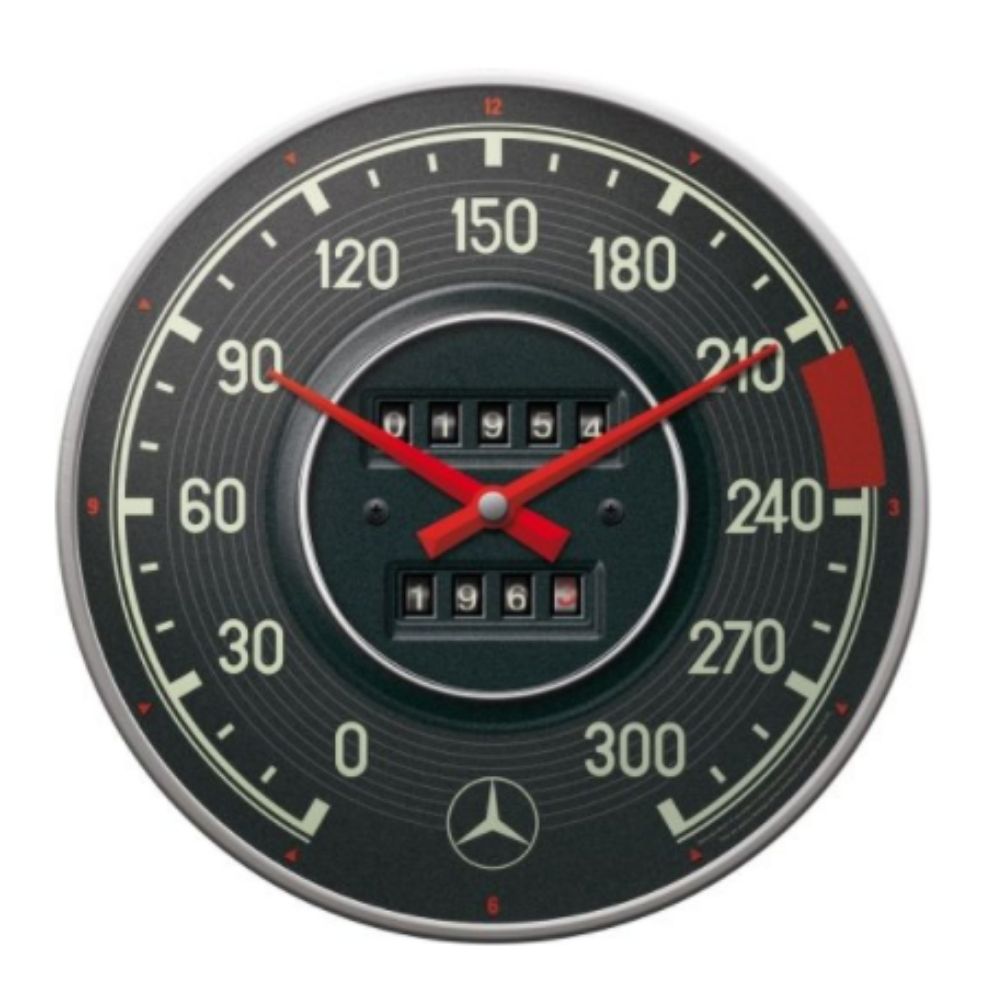 Mercedes Benz Speedometer Wall Clock
